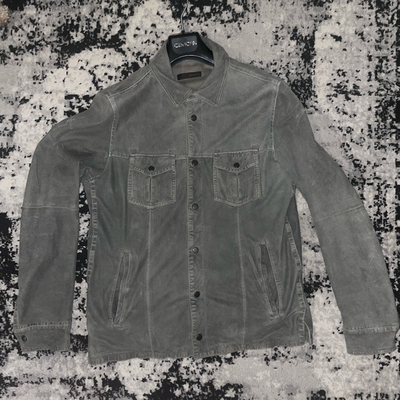 Gimo’s Suede Lambskin Leather Jacket Large - Picture 2 of 6